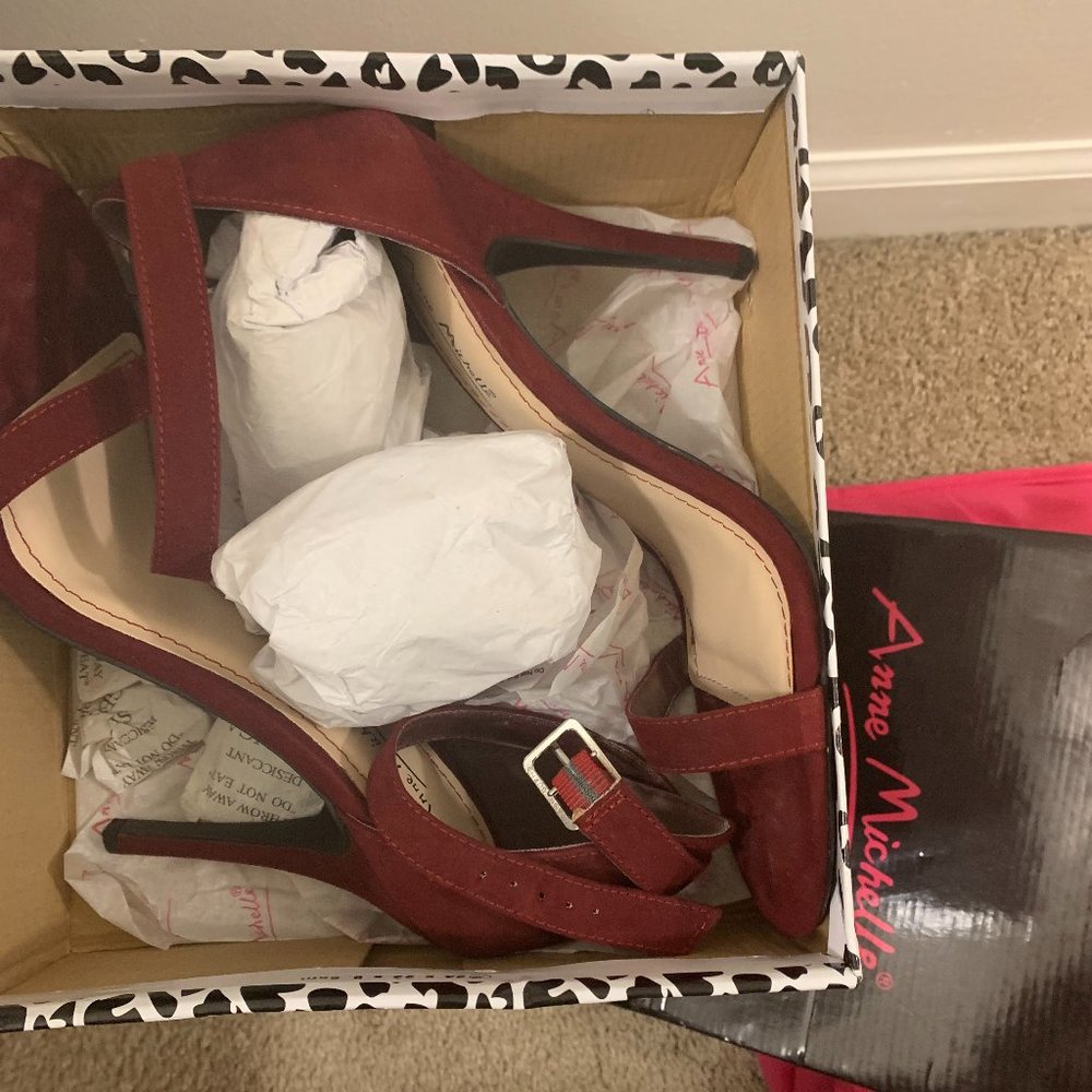 Burgundy Heels